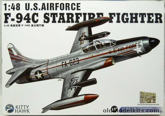 Kitty Hawk 1/48 F-94C Starfire - With PE Parts, KH80101 plastic model kit